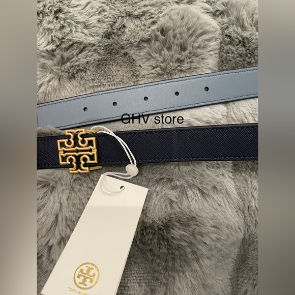 Tory burch reversible Britten logo 1” belt - Picture 3 of 5